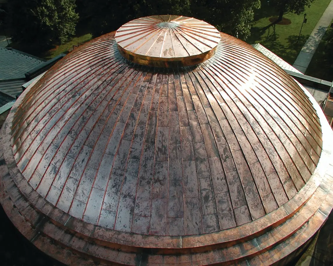 Craftsman Roofing crew installing a new roof in Cultural District